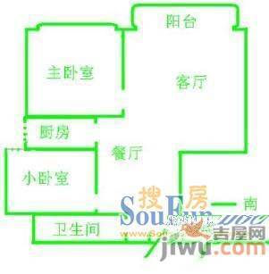 吉华大厦2室0厅0卫户型图