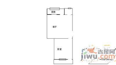 兴盛小区2室1厅1卫65㎡户型图