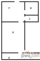 经五纬八1室1厅1卫49㎡户型图