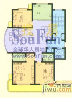 美景秀苑2室2厅2卫123.7㎡户型图