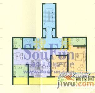 美景秀苑2室2厅2卫123.7㎡户型图