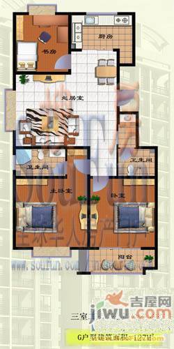 普利利源花园4室4厅4卫245㎡户型图