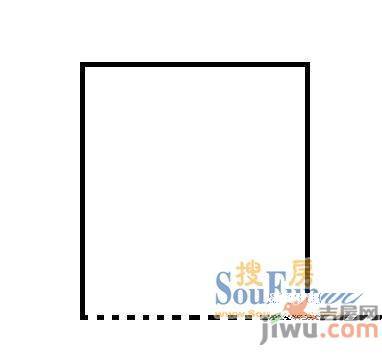 经四路人防商城1室0厅0卫户型图