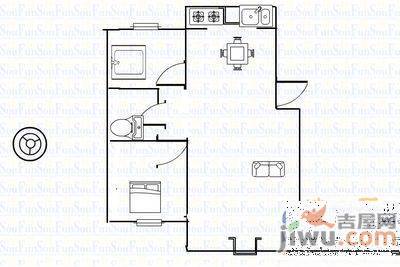 紫荆苑3室2厅2卫133㎡户型图