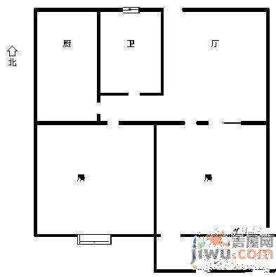 英雄山路公安局宿舍3室2厅1卫户型图