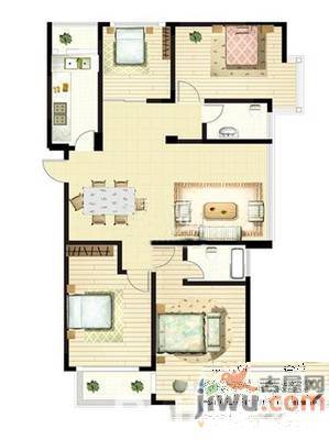 玉园小区6室1厅3卫210㎡户型图