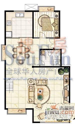 祺苑4室2厅4卫235.5㎡户型图