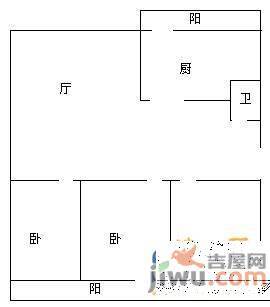 泉景映翠园3室2厅2卫户型图