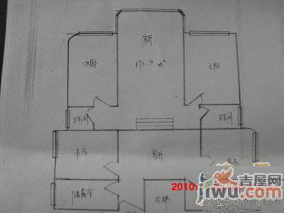 通联花园3室2厅1卫153㎡户型图