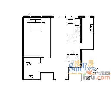 大明翠庭3室2厅1卫户型图