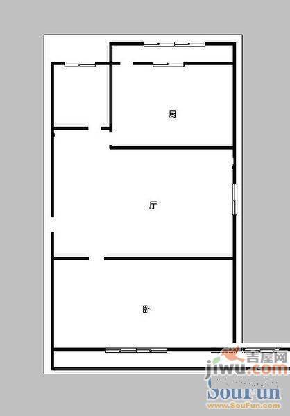 枫景家园2室2厅1卫89㎡户型图