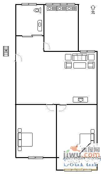 环翠小区3室2厅2卫户型图