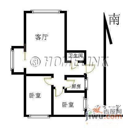 胜利庄3室2厅2卫108㎡户型图