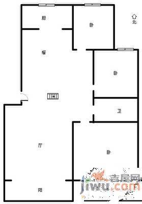 伟东新都新金都3室2厅2卫167㎡户型图