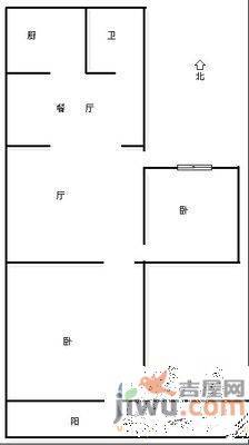 经十一路单位宿舍3室2厅2卫130㎡户型图