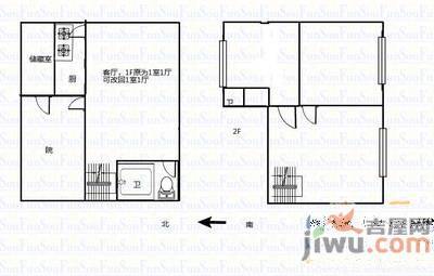 经十一路单位宿舍3室2厅2卫130㎡户型图