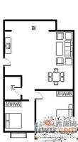 兴业嘉苑2室2厅1卫97㎡户型图