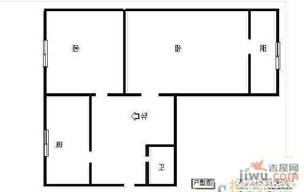 建工燕东苑3室2厅2卫142㎡户型图