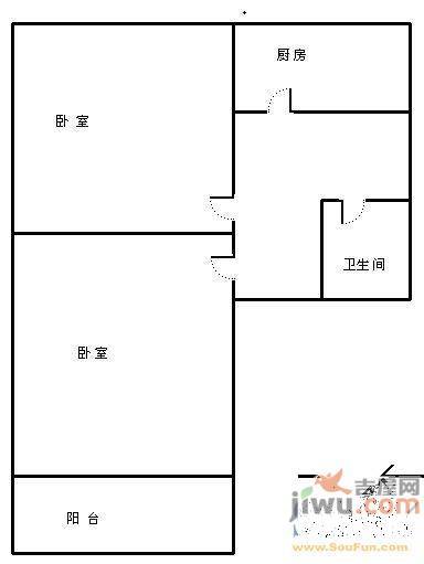 建工燕东苑3室2厅2卫142㎡户型图