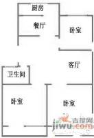 三庆枫润山居3室2厅1卫户型图