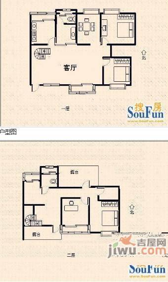 齐鲁骏园3室3厅2卫151㎡户型图