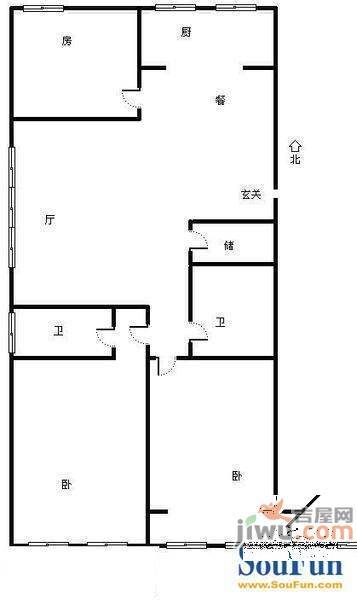 天润苑4室2厅2卫203㎡户型图