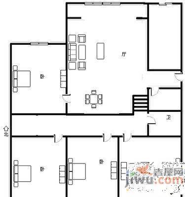 天润苑4室2厅2卫203㎡户型图