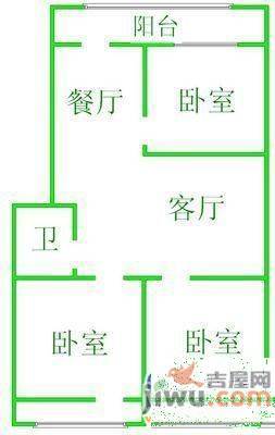 紫香园3室2厅2卫户型图