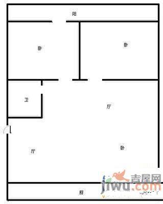 紫香园3室2厅2卫户型图