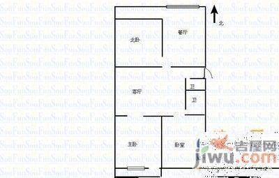 紫香园3室2厅2卫户型图