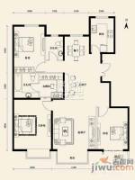 银丰花园3室3厅2卫120㎡户型图