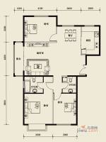 银丰花园3室2厅2卫127㎡户型图
