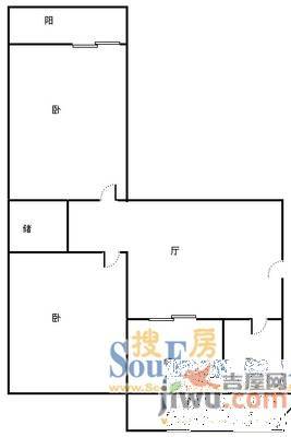 济南边庄花苑2室0厅0卫户型图