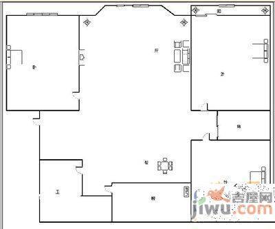 外海西子城市花园(三期）5室2厅1卫170㎡户型图