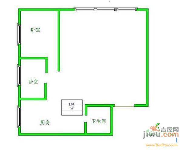 君悦华庭5室2厅1卫205㎡户型图