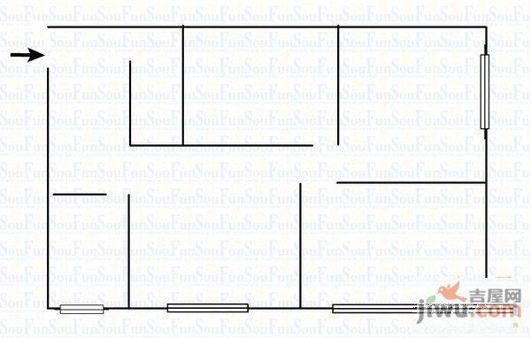 沙河花园5室2厅2卫176㎡户型图