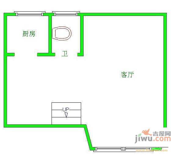 中天广场3室1厅1卫112㎡户型图