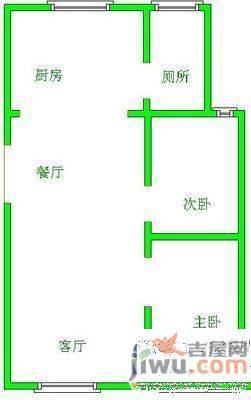 虹桥新村2室2厅1卫81㎡户型图