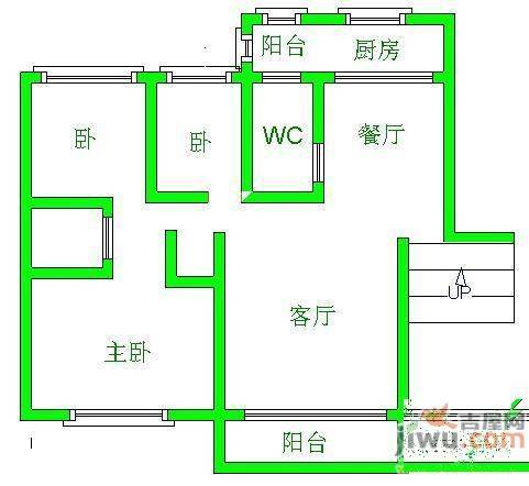 宝安松景阁3室2厅2卫142㎡户型图