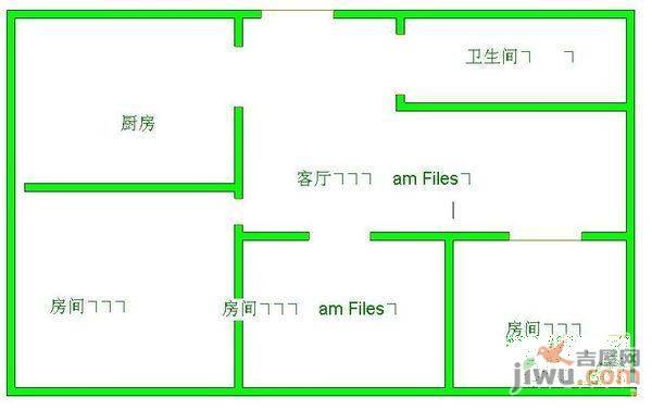 宅吉小区3室1厅2卫160㎡户型图