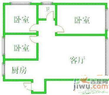 宅吉小区3室1厅2卫160㎡户型图