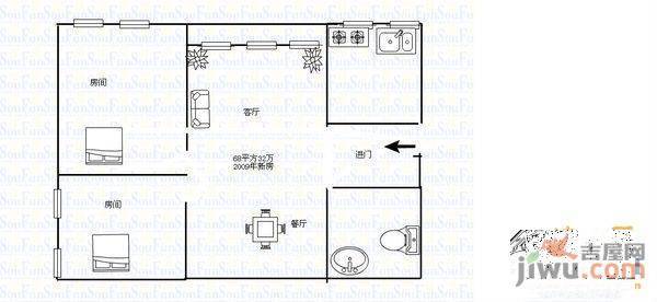 贵龙园4室2厅3卫202㎡户型图