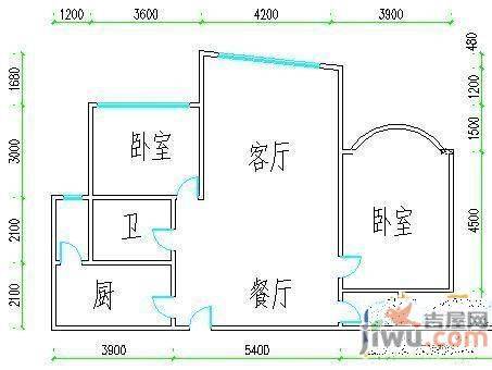 贵龙园4室2厅3卫202㎡户型图