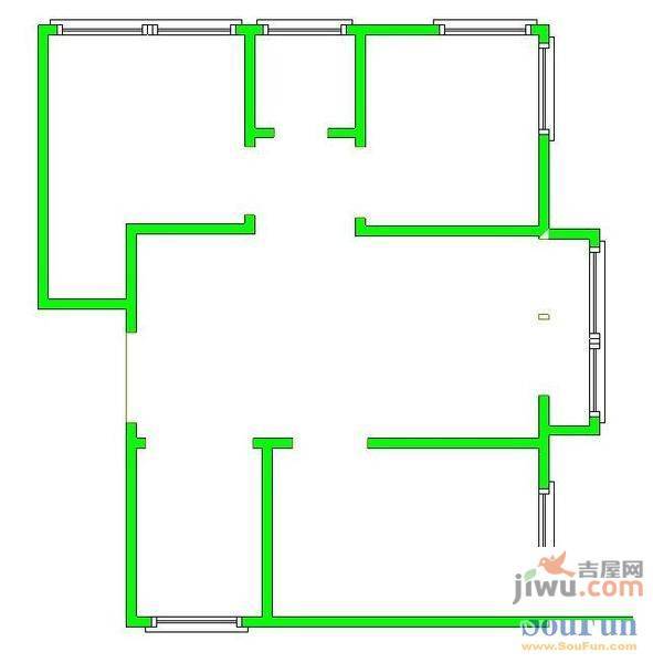 创世纪新城3室2厅2卫138㎡户型图