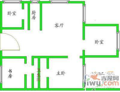 创世纪新城3室2厅2卫138㎡户型图