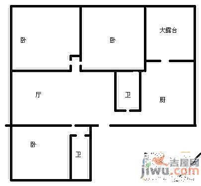 中兴世家4室3厅2卫181㎡户型图