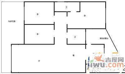 中兴世家4室3厅2卫181㎡户型图