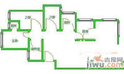 中兴世家4室3厅2卫181㎡户型图