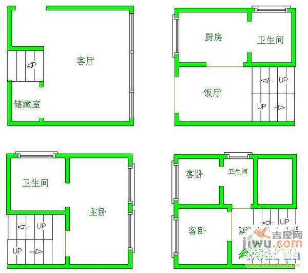 中兴世家4室3厅2卫181㎡户型图