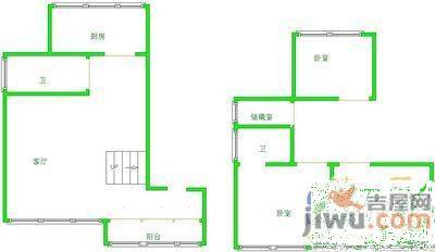 中兴世家4室3厅2卫181㎡户型图